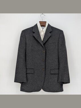 Zanieri Italian Cashmere Blend Blazer 42R Gray Gaenslen & Volter